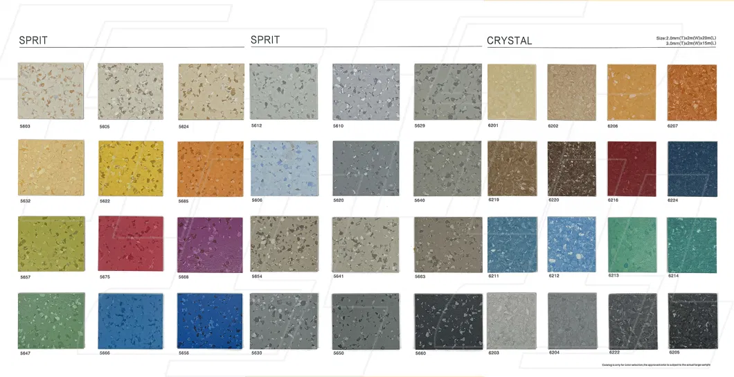 100% PVC Indoor Vinyl Hospital Flooring/Roll/Sheet Price From China