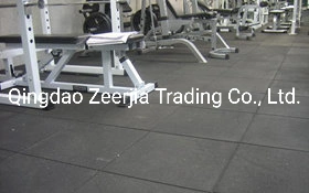 Colorful EPDM Interlocking Rubber Gym Floor for Sports Machines Areas