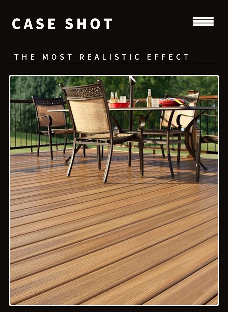 Fentech UV Proof High Quality Vinyl PVC Decking for Railing