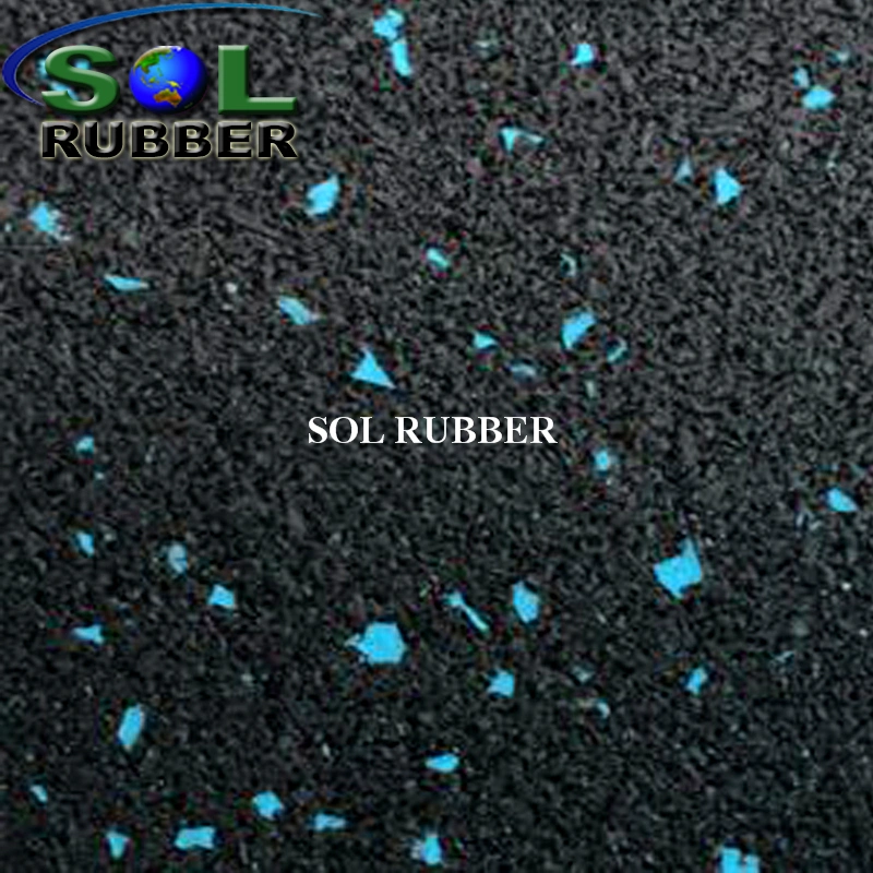 Sol High Quality Rubber Tiles Sports Exercise Flooring Interlocking Fitness Mats Gym Flooring