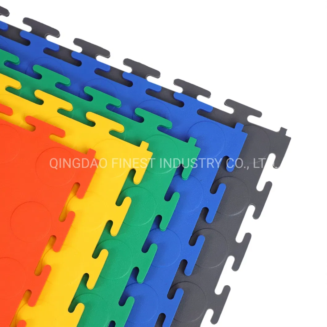 460X460mm 500X500mm Environmental Interlocking Plastic Garage Floor Tiles / Premium Quality Waterproof PVC All New Material Floor Vinyl Tiles