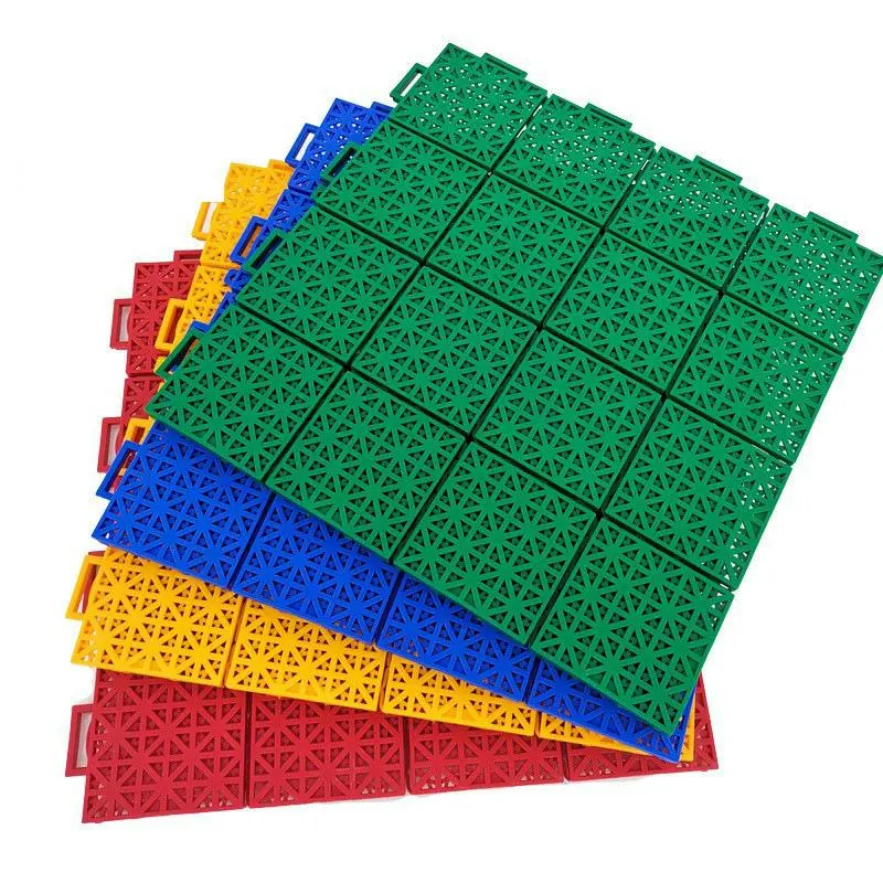 New Design Suspended Basketball Court Floor Modular Outdoor Basketball Court Interlocking Plastic Floor Tile