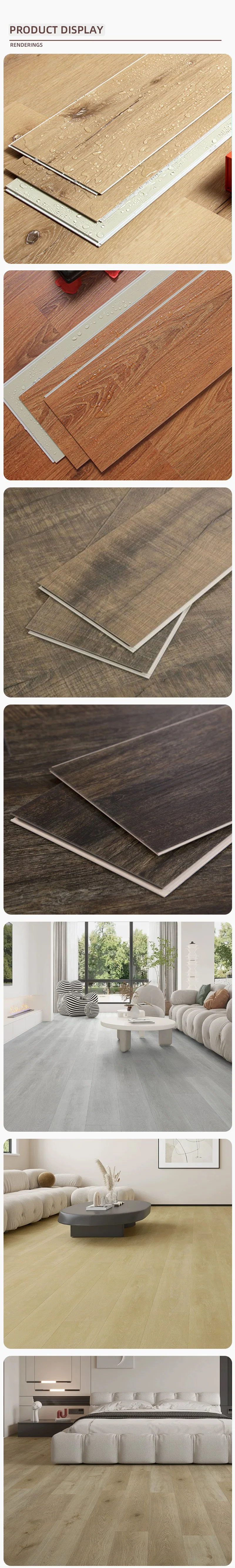 Wholesale Waterproof Anti -Slip Luxury Plastic Spc Vinyl Plank Spc Flooring 4mm 5mm 6mm