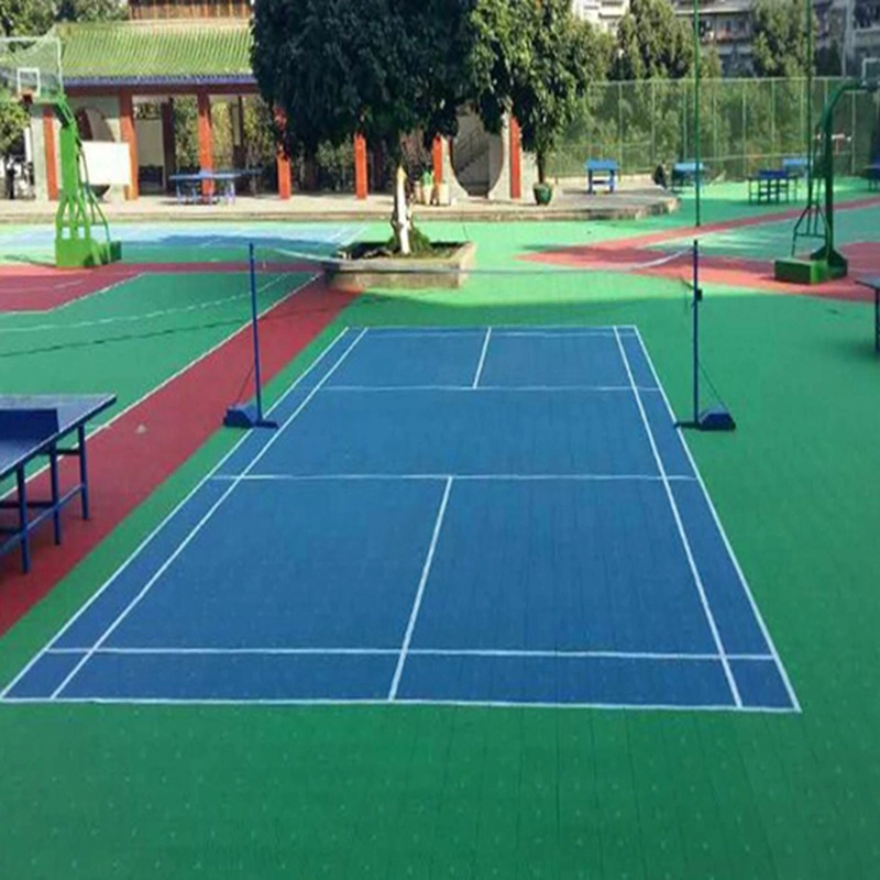 Outdoor Interlocking Tiles Backyard Badminton Court Sports Venues Athletic Flooring