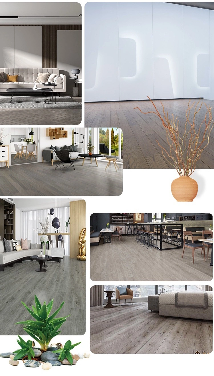 Nordic Best-Selling Waterproof, Moisture-Proof, and Anti-Skid Spc Wood Grain Flooring