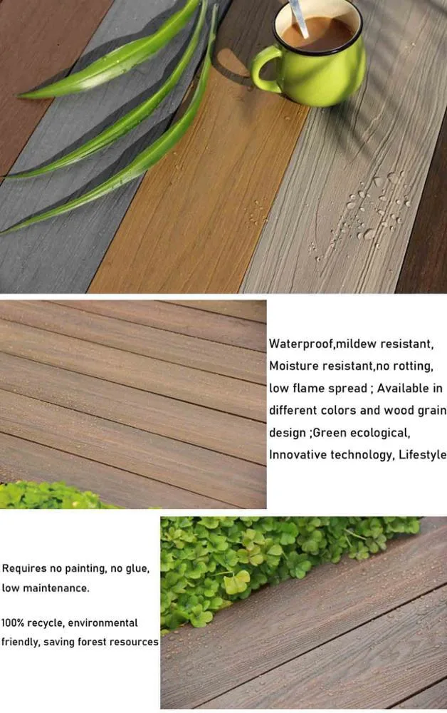 Cheap Price Interlocking Wood Plastic Composite WPC DIY Decking Tiles