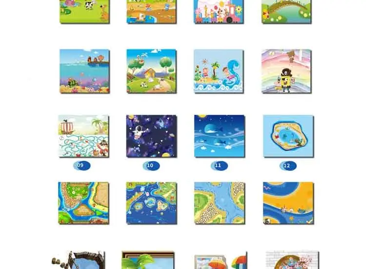 Kids Water Parks Customized PVC Durable Stylish Easy Installation Pool Accessories Swimming Pool Liner