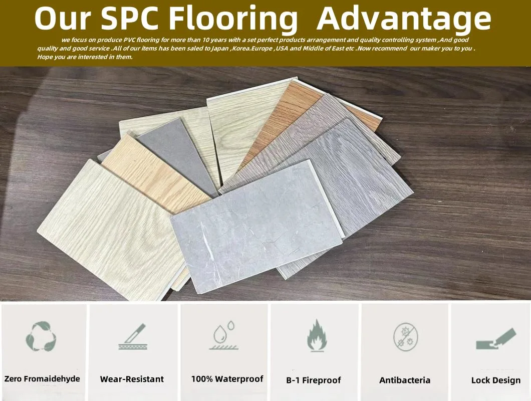 Manufacturers Wholesale at Low Prices Environmental Products Eco-Friendly Spc Flooring