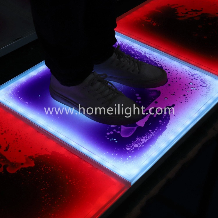 Wholesale High Quality Liquid LED Dance Floor RGB Color Change for Games