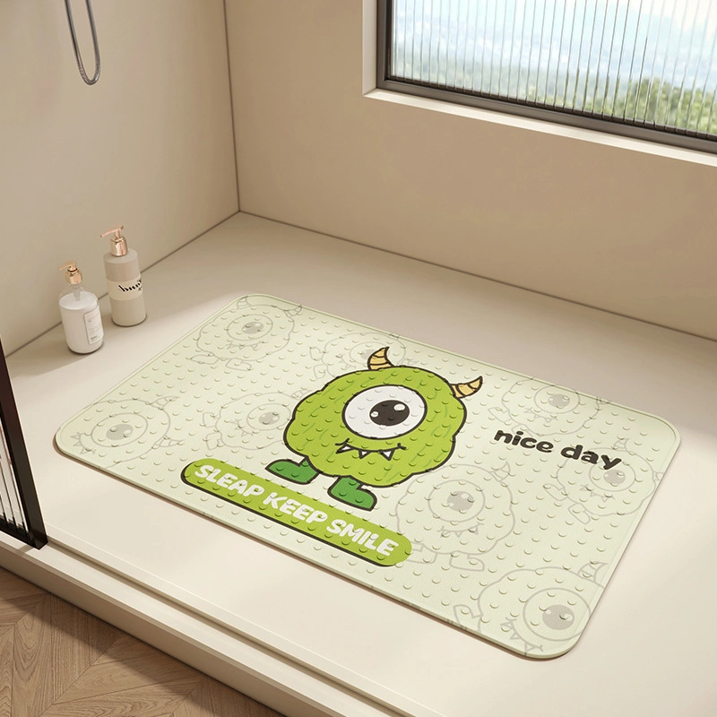 2024 High Quality Bathroom Floor Mats Non Slip PVC Bathroom Rug