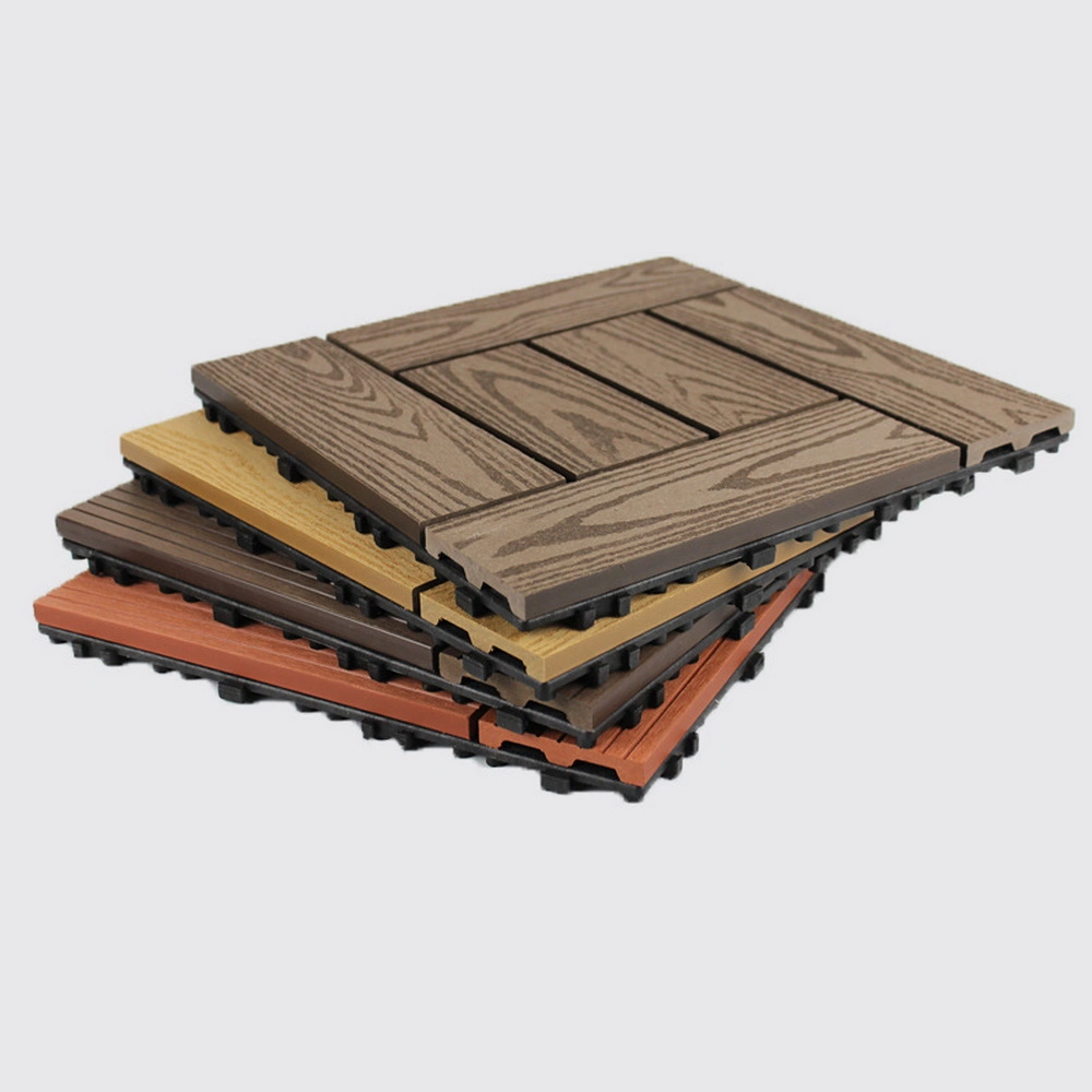 Quality Assurance Wear-Resistant PVC Terrace Flooring, Manufacturer Wood Grain PVC Decking Flooring Board