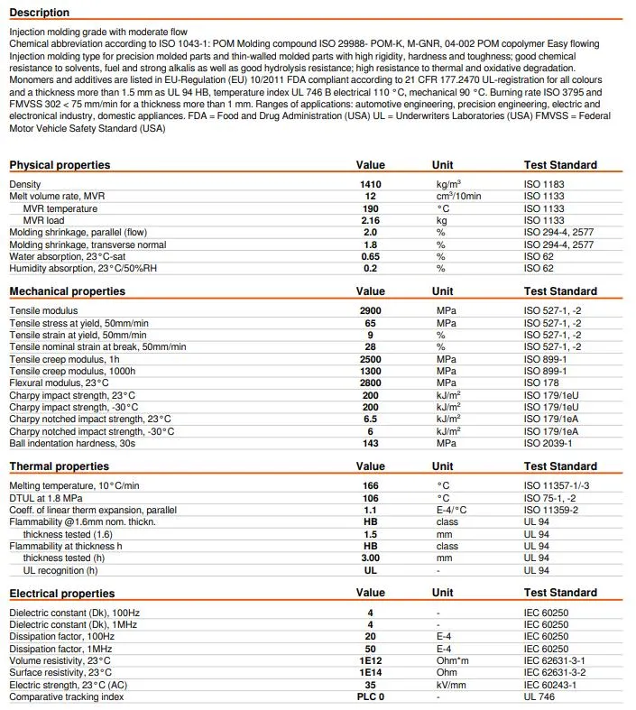 Celanese POM GF C9021 C13021 Germany Engineering Plastics V0 POM GF