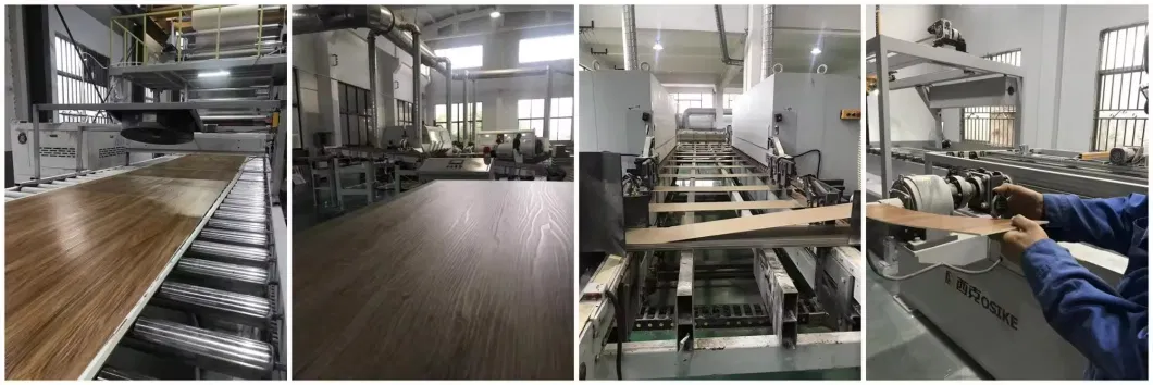 Custom Size Highstrengh Wooden Design Tiles Plastic Interlocking PVC Lvt Flooring for Workshop Manufacturer