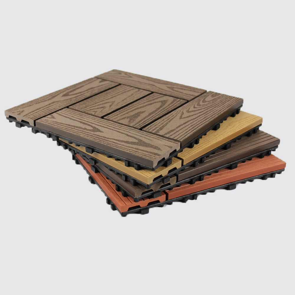 Quality Assurance Wear-Resistant PVC Terrace Flooring, Manufacturer Wood Grain PVC Decking Flooring Board