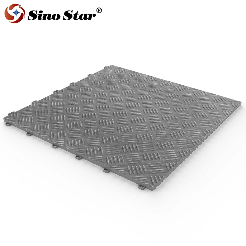 Interlocking Modular Garage Floor Tiles Plastic Floor Mats Deck Tiles for Car Parking Carwash Detailing Shop