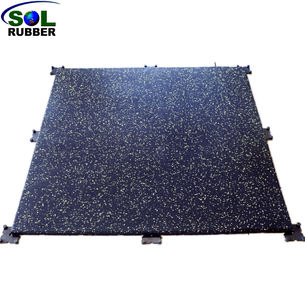 Sol Rubber Sturdy Rubber Floor Crossfit Gym Rubber Tile