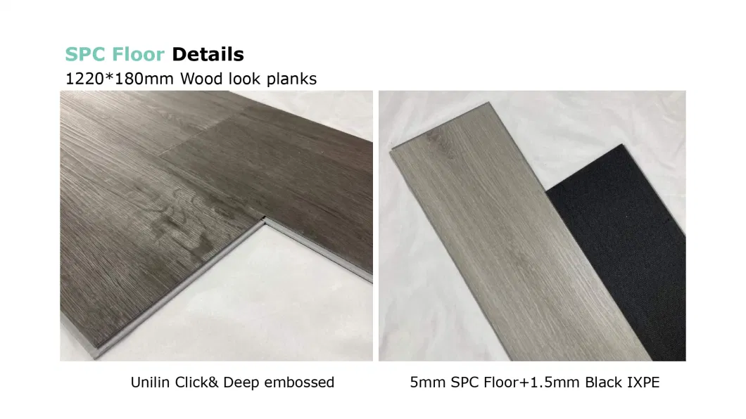 Manufacturer Price PVC Lvt Spc Vinyl Flooring Tile with High Performance