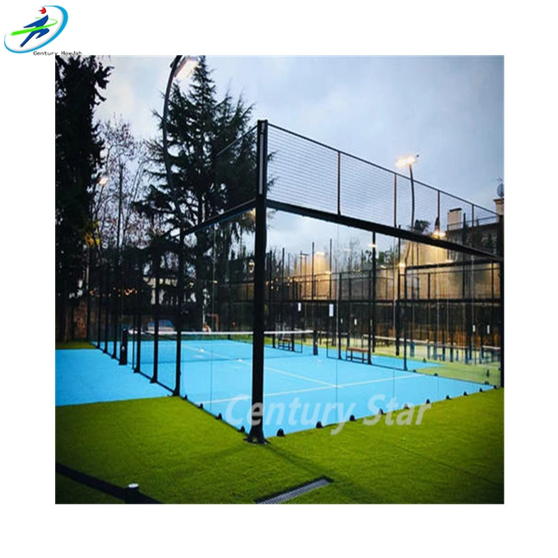 Century Star Paint Basketball Outside Court Interlocking Sport Floor Manufacturing Factory Price LED Light Sports Flooring New Design Padel Tennis Court