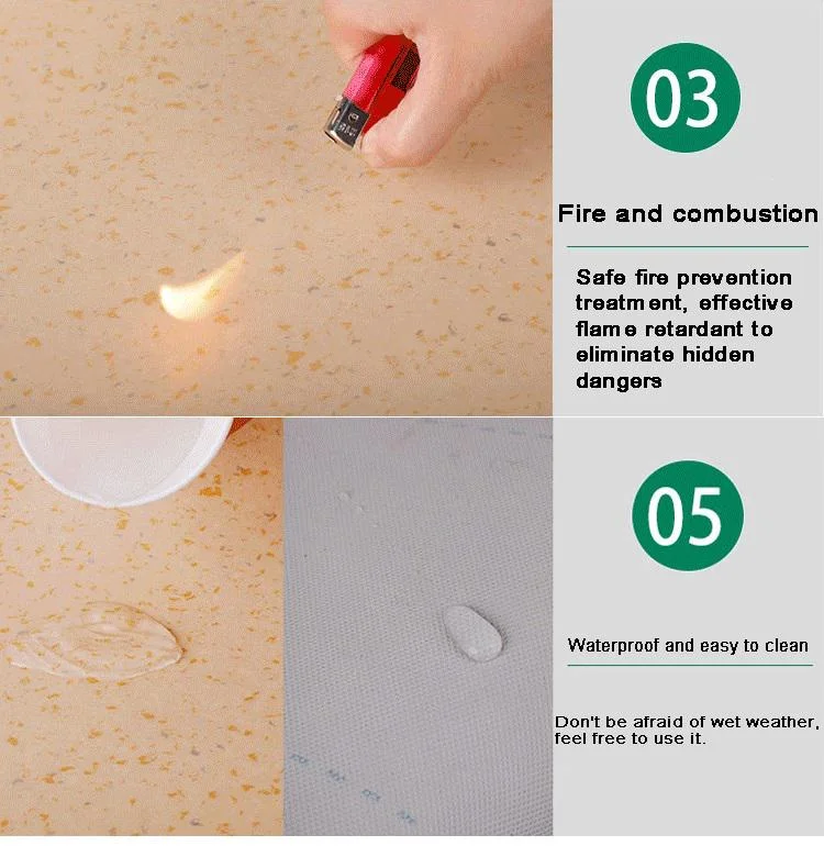 Self Adhesive Anti Skid Linoleum PVC Flooring