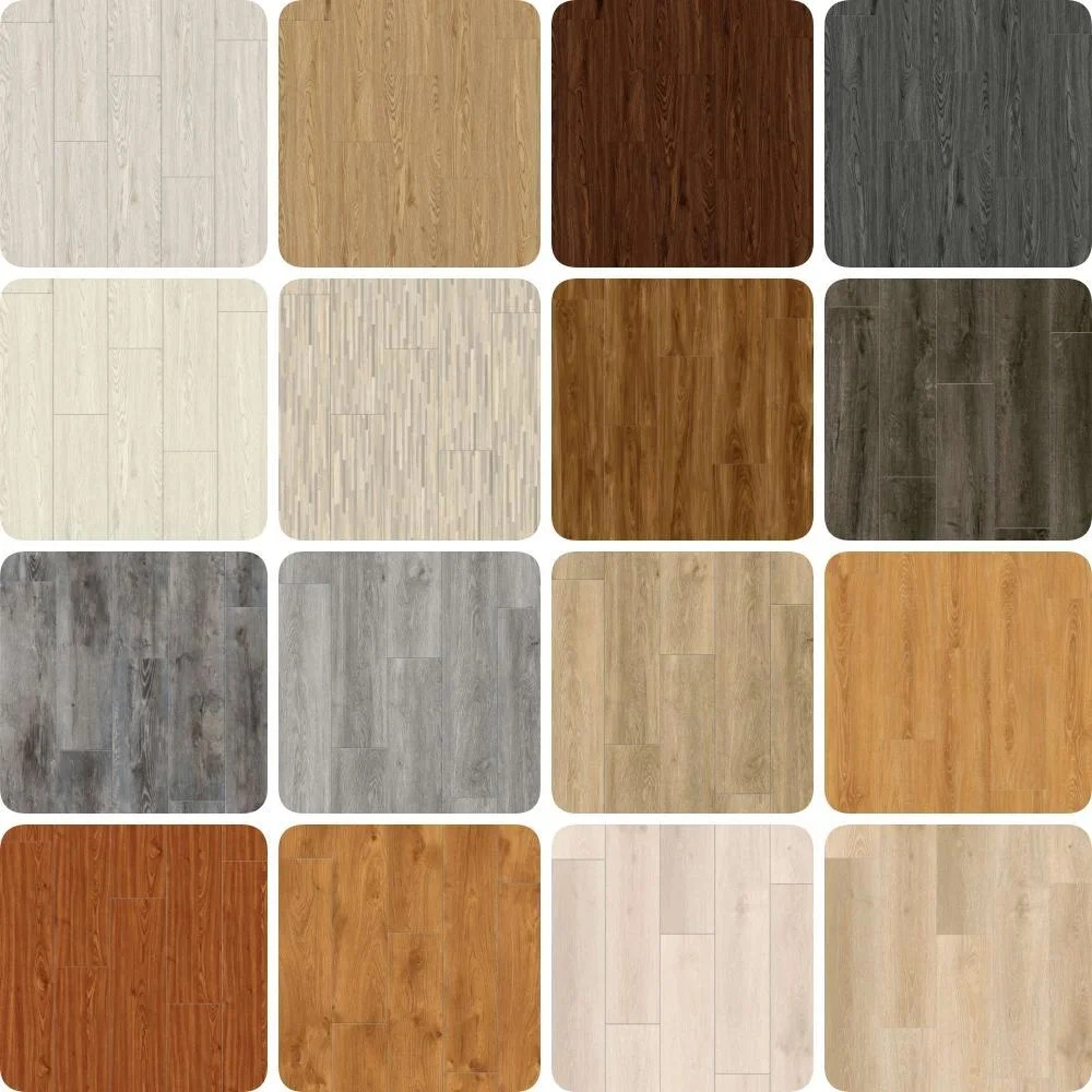 China Manufacturer Wood Design PVC Vinyl Plastic Tile Click Lock Interlocking Plank Spc Flooring