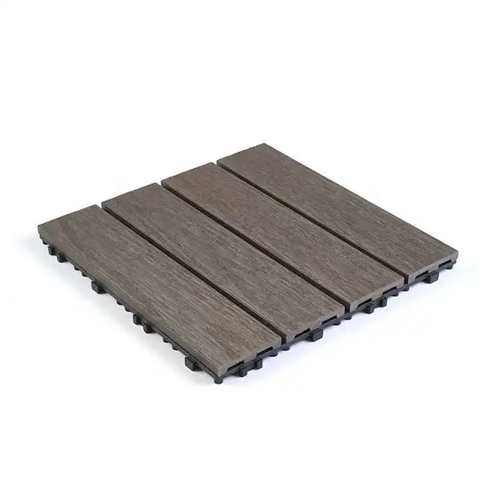 Factory Price Interlocking Direct Sales Durable WPC Wood Plastic Composite Garage Tiles