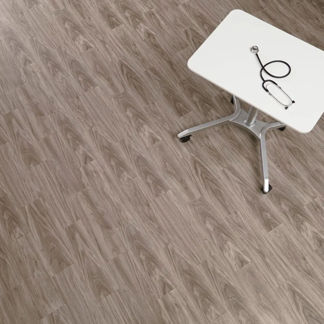 Painted V Groove Eir Embossing Semi-Matt PVC Vinyl Flooring Spc Flooring