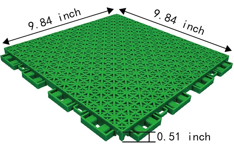 2023 New Style Tiles for Sports Court Tennis Court Portable PP Interlocking Flooring