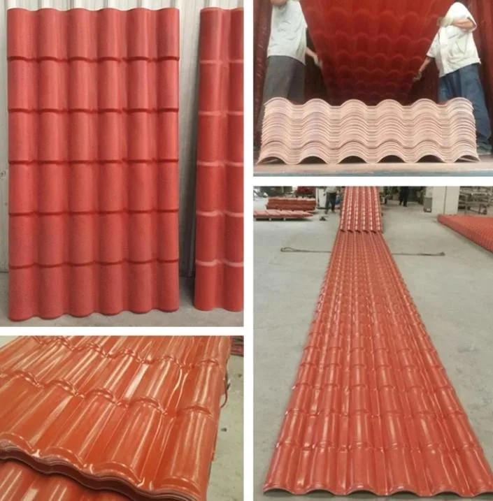 20 Century Popular Plastic PVC Corrugated Roof Tile Coated with ASA for Houses