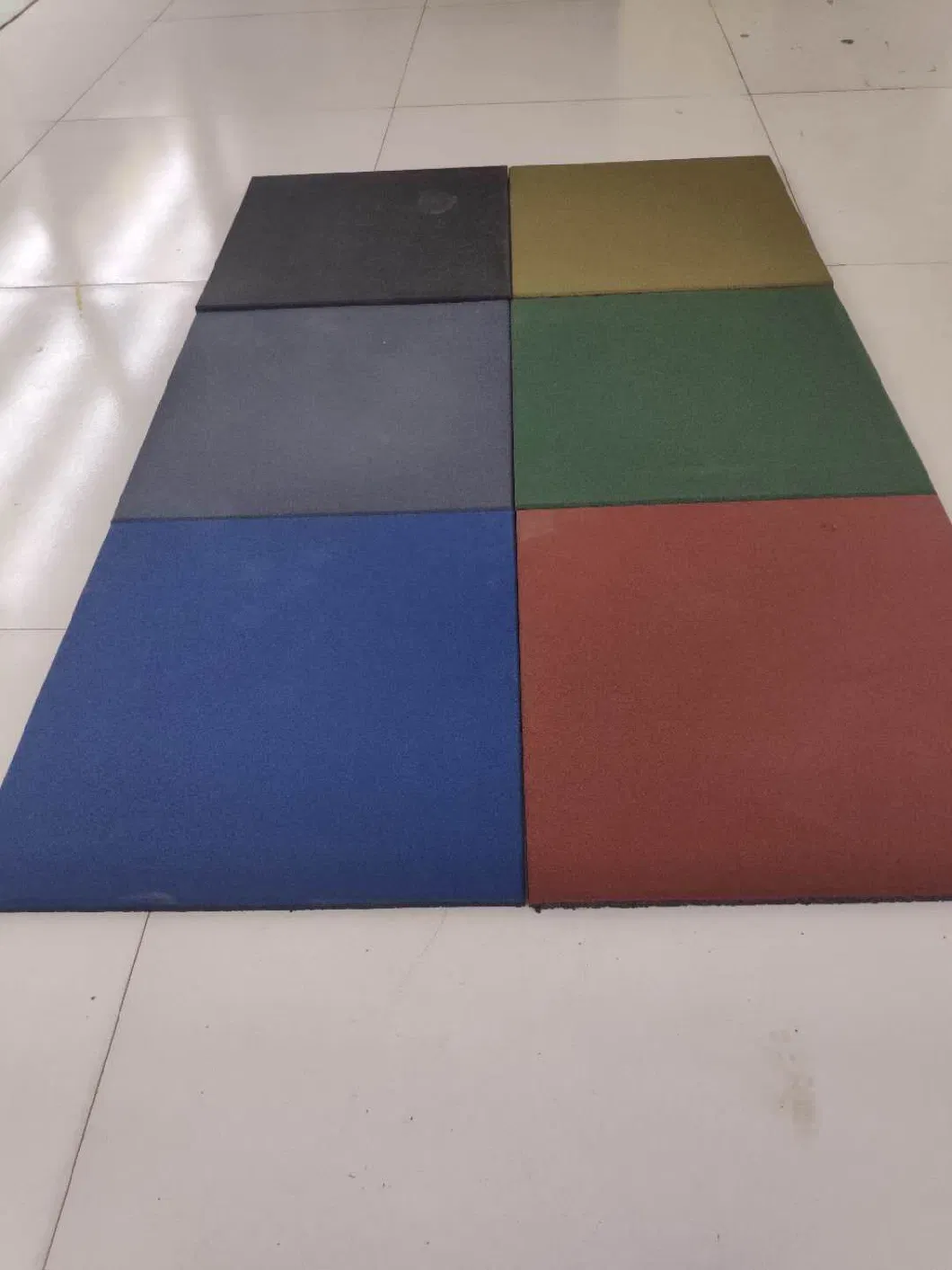 Am-03 Gym Equipment Sports Equipment Colored Outdoor Playground Rubber Tiles Rubber Flooring