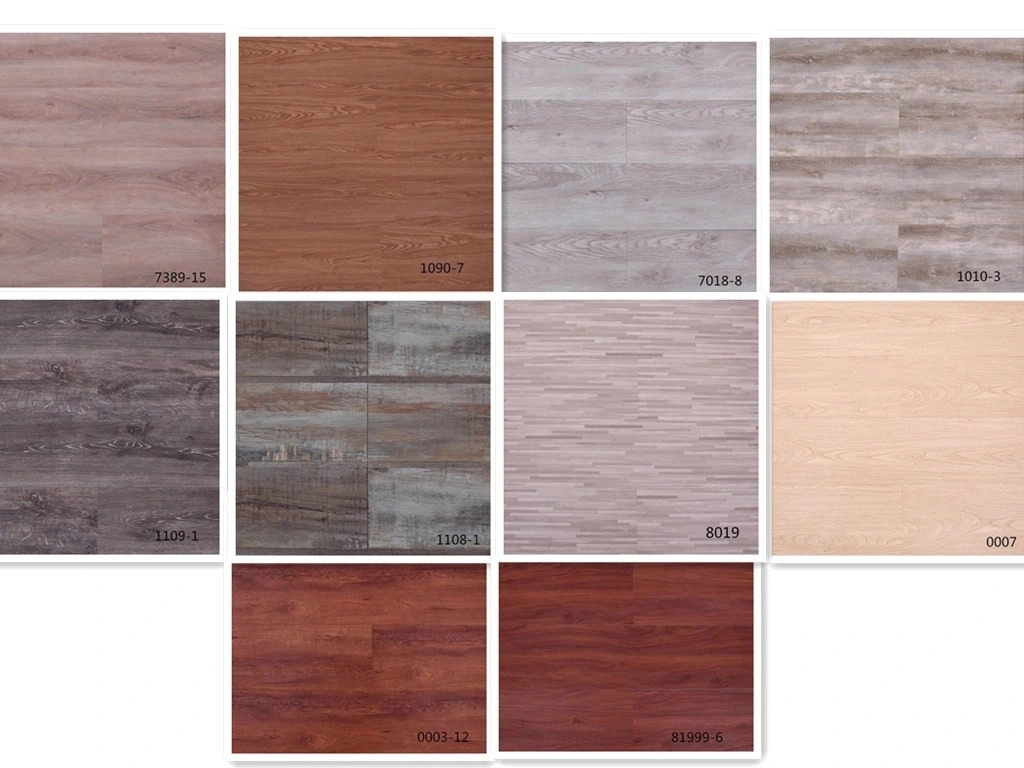 China Manufacturer Commercial Use Modern Style Wooden Design Luxury Spc PVC Plastic Vinyl Flooring for Bedroom, Kitchen, Living Room