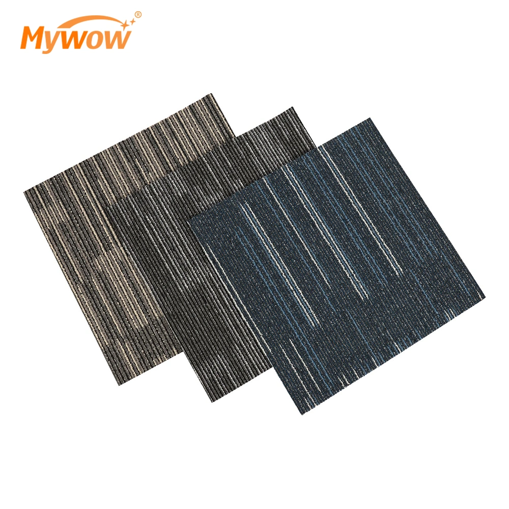 China Wholesale Custom OEM Carpet Factory Office Hotel Project PVC Carpet Roll Commercial Floor Carpet Tile