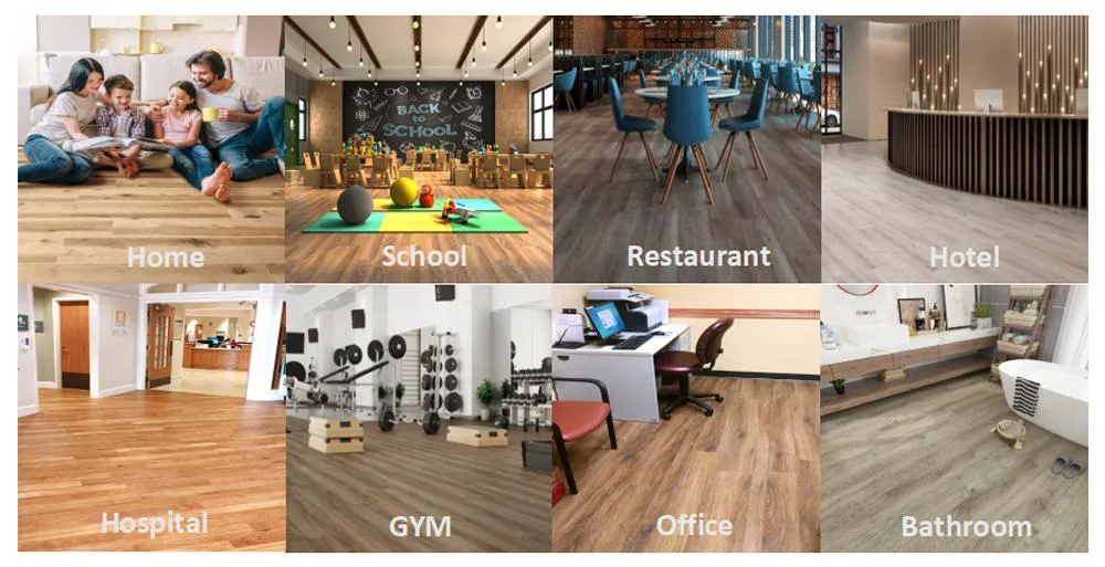 Chinese Suppliers Wear Resistant Plastic-Floor Lvt Spc Flooring/PVC Flooring Click System Spc Vinyl Flooring 6mm Waterproof Flooring/Spc Floor for Wholesales