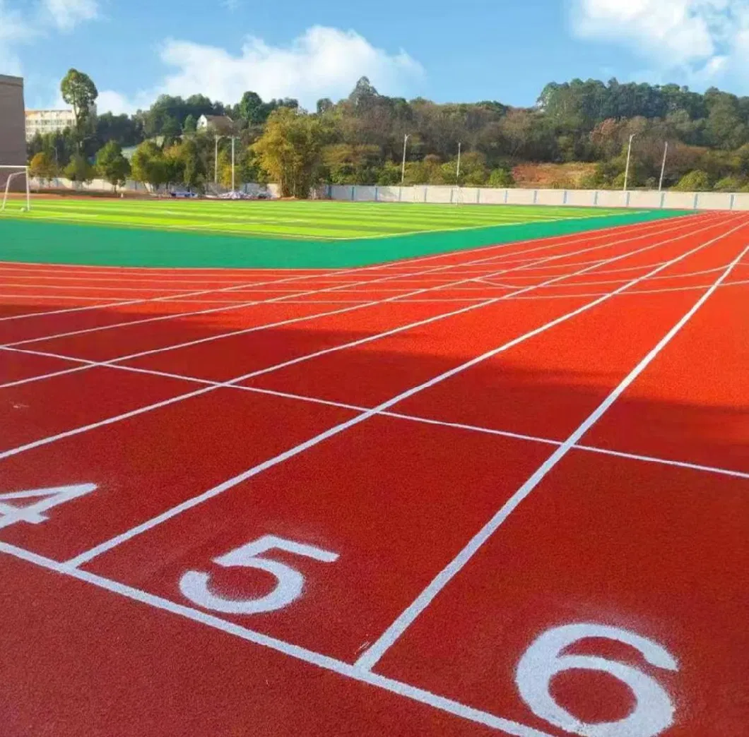 Running Track Sport Flooring Sport Surface Full Pour Athletic Runningtrack