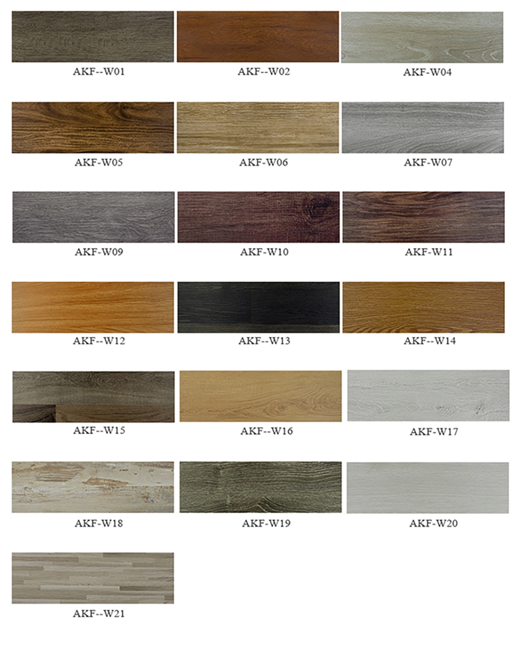 Akadeco Cheap Factory Direct Sales Customized Self Adhesive Plastic Foam 2D Simulation Wood Grain PVC Vinyl Floor Covering Tile Flooring