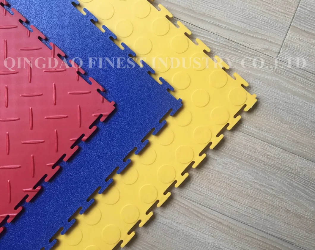 Environmental Interlocking Plastic Waterproof PVC All New Material Warehouse Floor Garage Flooring