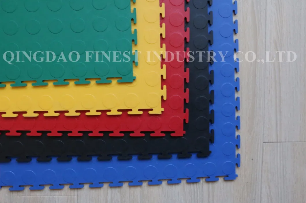 Environmental Interlocking Plastic Waterproof PVC All New Material Warehouse Floor Garage Flooring