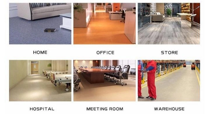 Top Grade Indoor Waterproof Anti-Slip Sports Vinyl PVC Roll Flooring