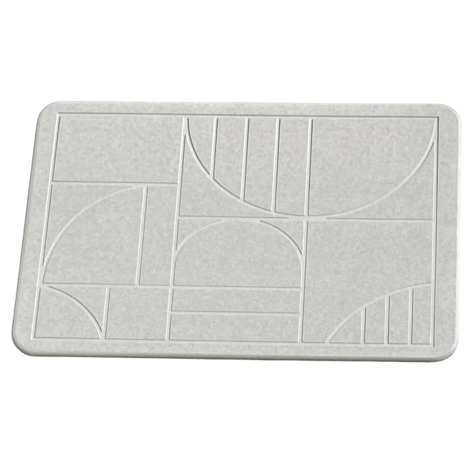 China Wholesale Product Non Slip Sustainable Stocked OEM Quick Dry Diatomite Stone Bath Mat