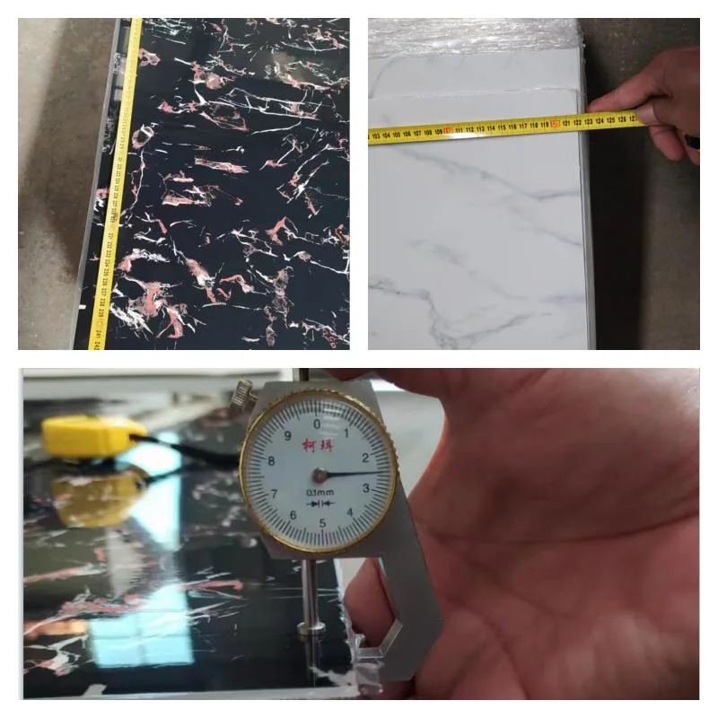 Different Patterned Easy Shape Flexible Fancy Waterproof Factory Wholesale Price Artificial Marble Plastic PVC Marble UV Sheet