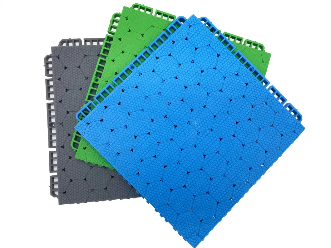 TPV Elastic Rubber Sports Flooring Basketball Sport Court Tiles