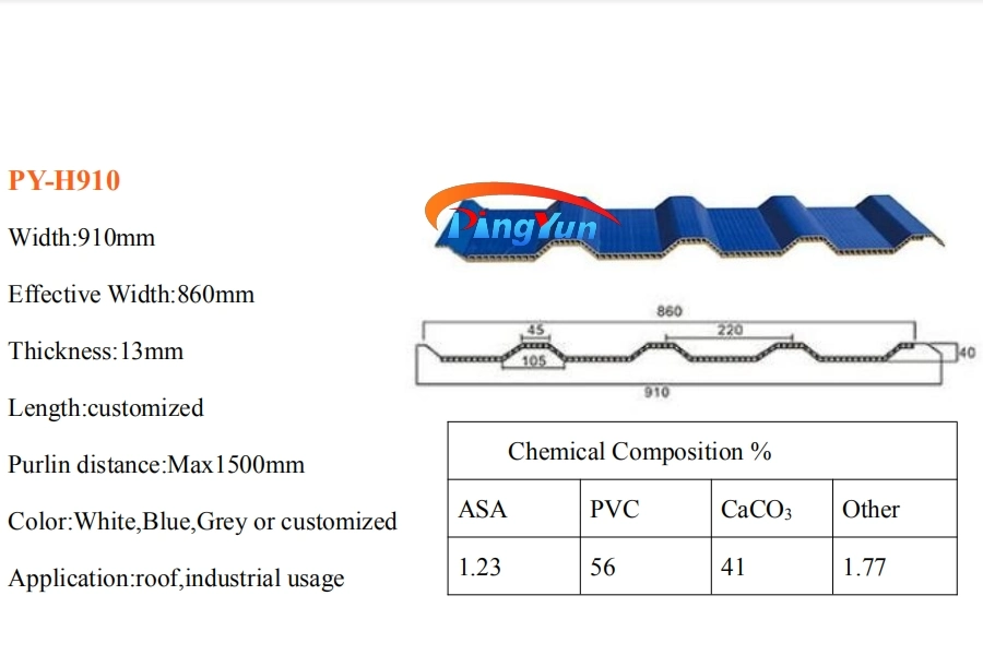 ASA Synthetic Resin Roof Tile PVC Roof Tiles Roof Tiles Sheet 3D Floor Stickers Waterproof