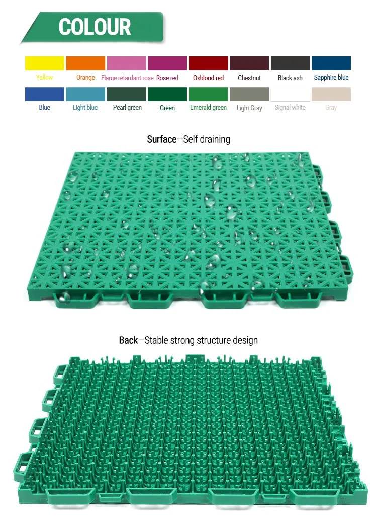 Top PP Interlocking Outdoor Sports Court Tiles Used Basketball Floors for Sale