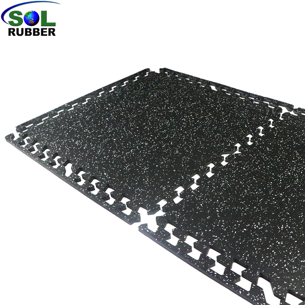 Sol Rubber EVA Foam Garage Floor Tiles with Rubber Top