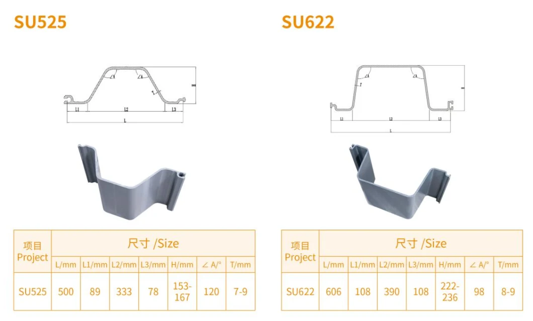 Erosion Control Landscape PVC Vinyl Sheet Pile U Type Supplier