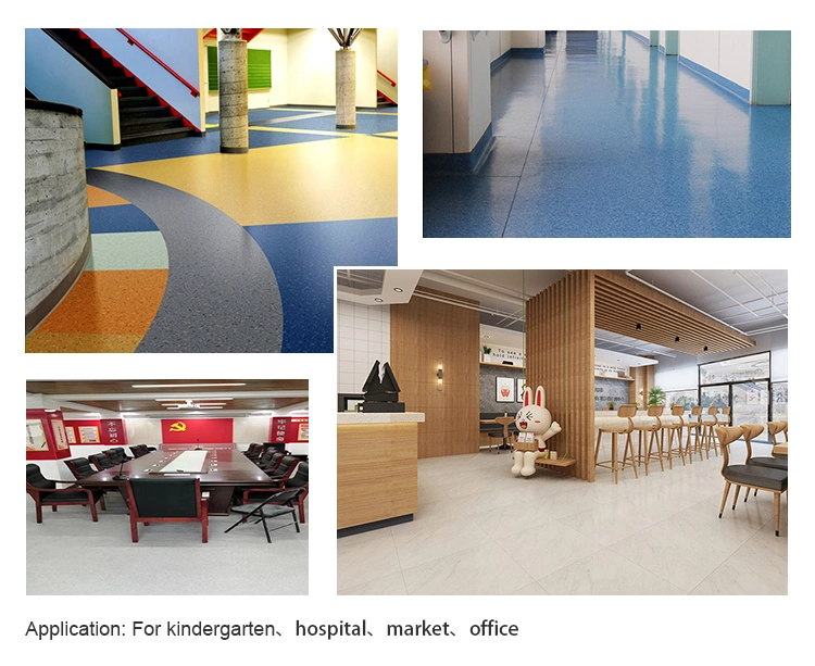 Chinese Suppliers PVC Roll Floor for Office