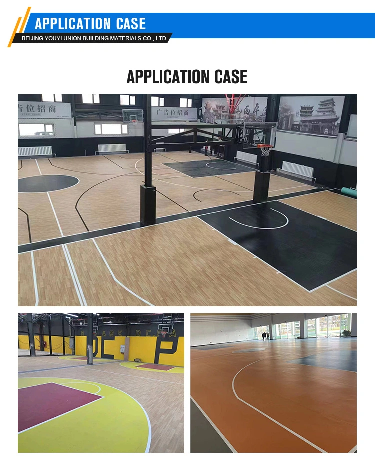 PVC Vinyl Flooring Indoor Playground Basketball Badminton Court Mat Sports Floor Court