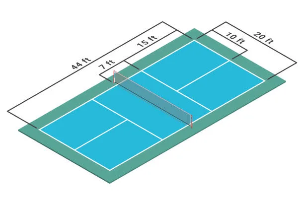 Multi-Sport Portable Prefabricated Professional Pickleball Court Outdoor PP Interlocking Tiles