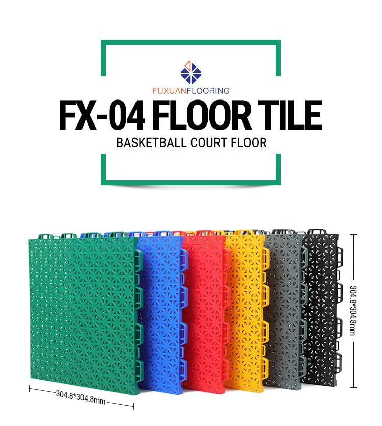 10X22feet Backyard Outdoor Sports Tiles Cost Install Tennis Court Basketball Courts for Sale