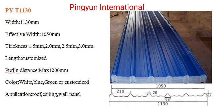 Pingyun Roma and Spanish Style ASA PVC Plastic Roof Tile/Synthetic Resin Roof Tile