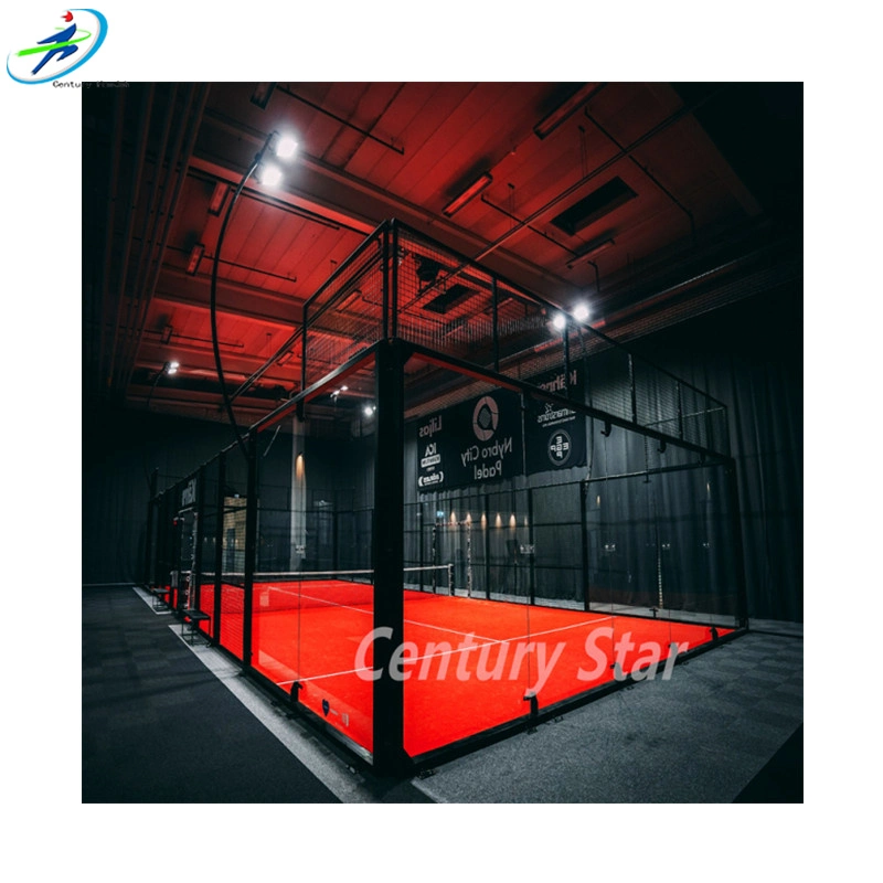 Century Star Paint Basketball Outside Court Interlocking Sport Floor Manufacturing Factory Price LED Light Sports Flooring New Design Padel Tennis Court